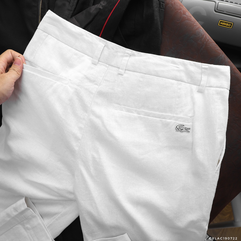 Quần dài thời trang nam chất liệu linen cao cấp, form slim fit tôn dáng, cực sang 90722