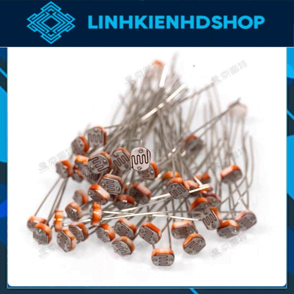Quang trở CDS 5mm 5537 Cảm biến ánh sáng