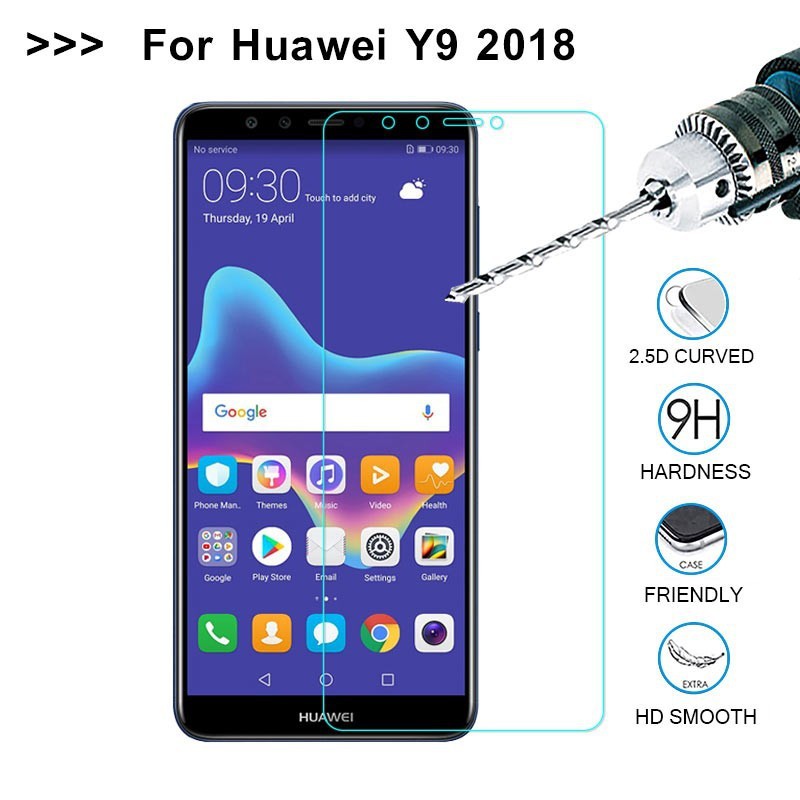 kính cường lực huawei y9 2018 tặng giấy lau chuyên dụng miếng dán màn hình