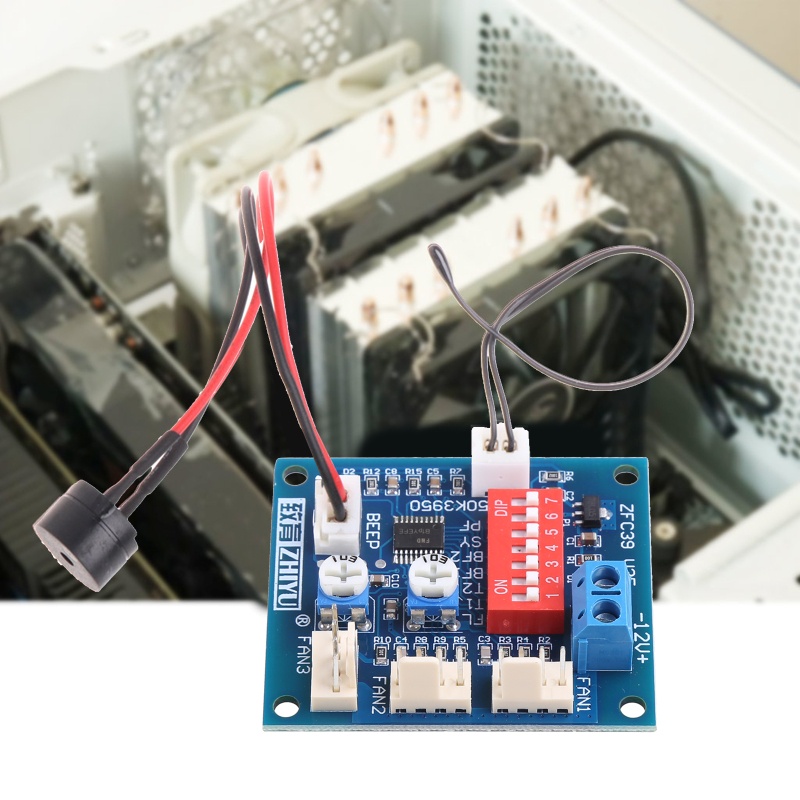 Mô-đun Điều Khiển Tốc Độ Quạt ROX PWM Cảm Biến Báo Động