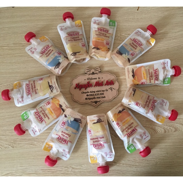 VÁNG SỮA HEINZ CUSTARD ÚC