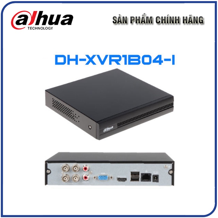 Đầu ghi hình Dahua 8 Kênh | 4 Kênh XVR-1B08, XVR-1A04 - Bảo hành chính hãng 24 Tháng