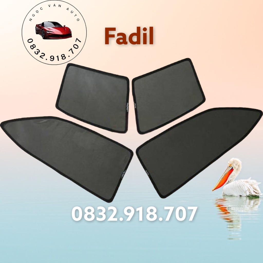 Rèm Che Nắng Nam Châm Fadil 2018-2019 - 2020 - 2021 + khay rèm.