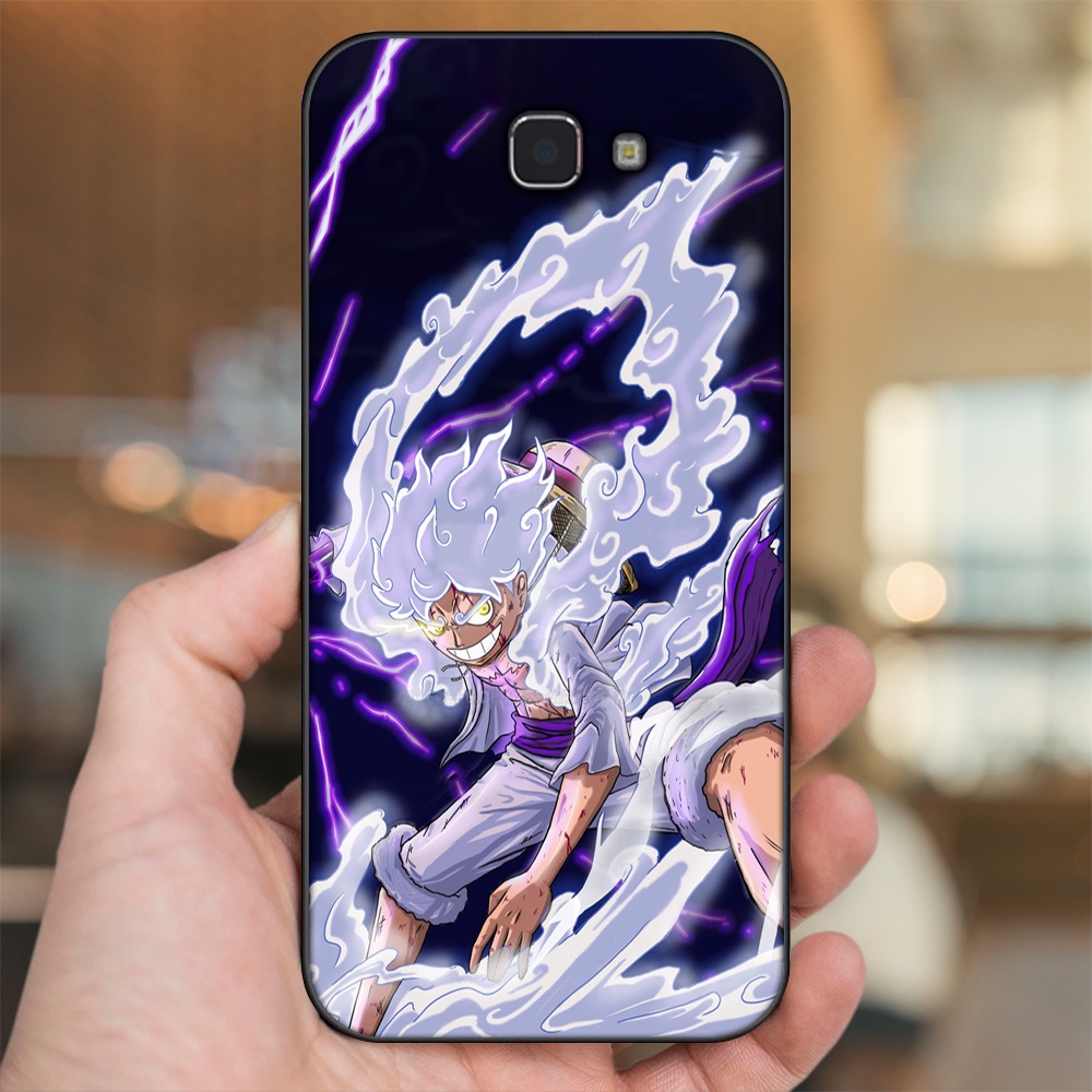 Ốp lưng Samsung J5 Prime, J7 Prime viền đen in hình Luffy One Piece