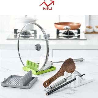 Giá giữ vung đũa nhà bếp đa năng thông minh, kệ đỡ đồ dụng cụ nấu ăn tiện lợi Niulife