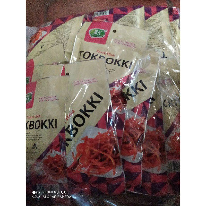 Bịch 30 gói snack tokbokki dẻo cay ngon