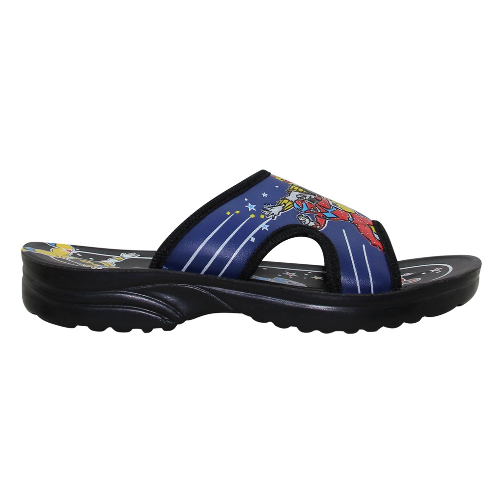 Dép lê bé trai siêu nhân đế nhẹ Bitas DEN37 [size 28-37]