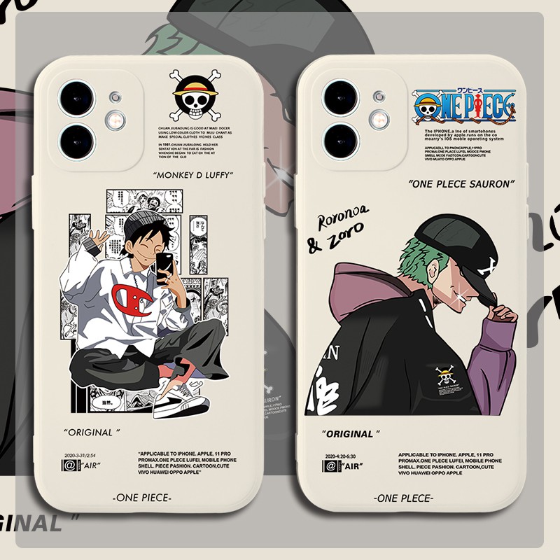 Ốp lưng IPhone  cạnh vuông One Piece BVC 6/6plus/6s/6splus/7/7plus/8/8plus/x/xr/xs/11/12/13/14/pro/max/plus/promax BVC83