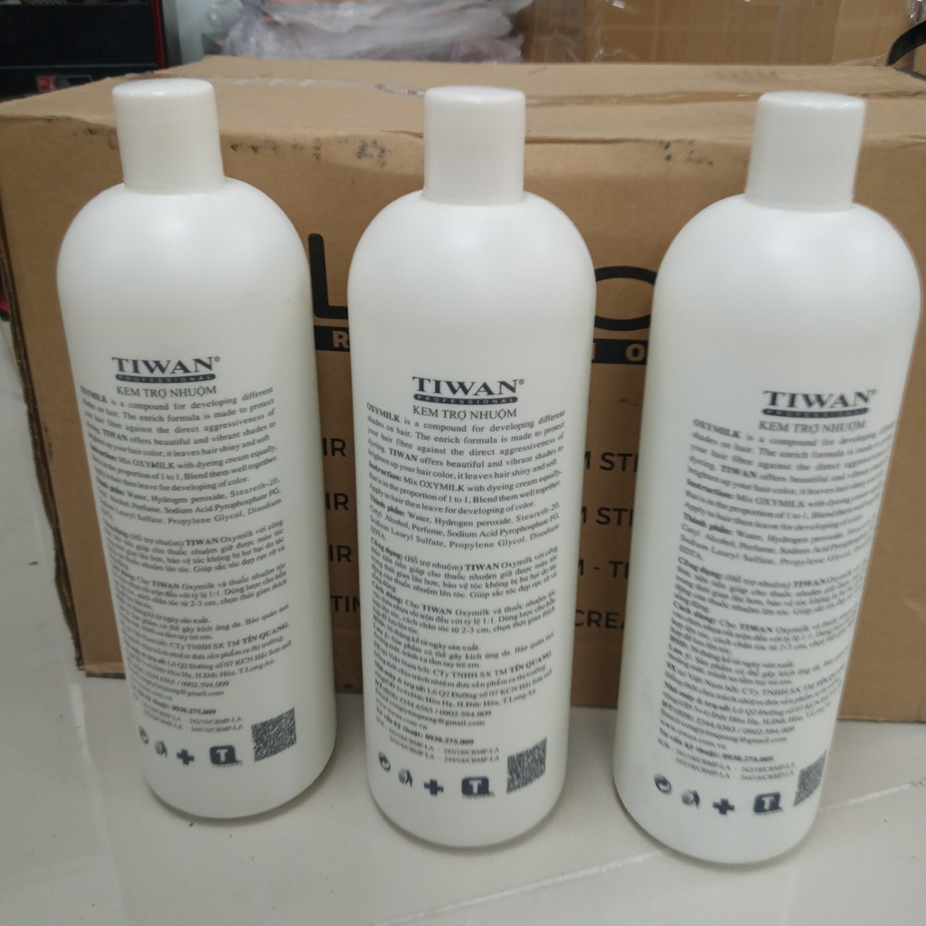 Oxy sữa Tiwan  FREESHIP , siêu dưỡng nhuộm tóc không kích ứng rát da đầu 1000ml cao cấp cho salon tóc chuyên nghiệp