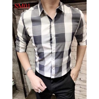 ÁO SƠ MI NAM SỌC CARO
