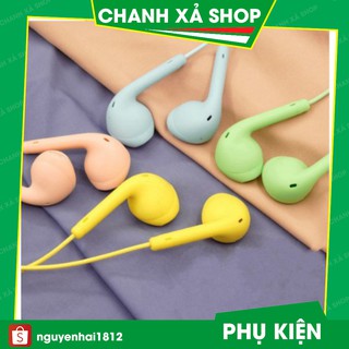 Tai Nghe Nhét Tai Nhiều Màu in-ear Macaron U19   Có Dây Dài 1.2m - Có Mic