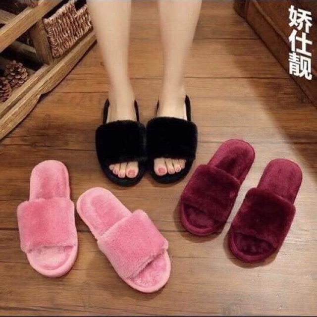 Sỉ dép bông lông đi trong nhà