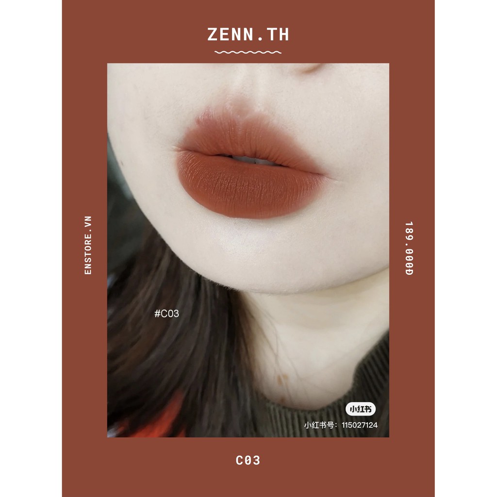 [ZENN.TH] Son kem lì Zenn.th Cotton-Kissed Matte Liquid