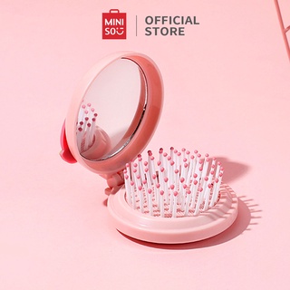 Gương gấp kèm lược Fruit Series Miniso
