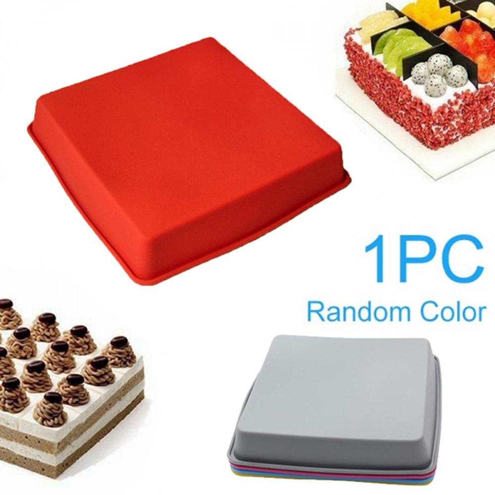 Khuôn Silicone Cấp Thực Phẩm Hình Vuông Làm Bánh DIY