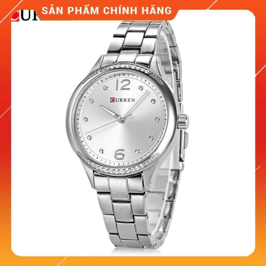 [NỮ TÍNH] Đồng Hồ Nữ Curren Chính Hãng Dây Thép Không Gỉ 9003 Size 36mm Nhẹ Nhàng Xin Xắn