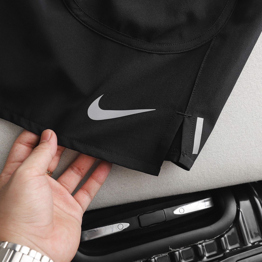 Quần Short Dù Đùi Nike Basic Logo - Vải Gió Mềm Mịn Chất Cao Cấp