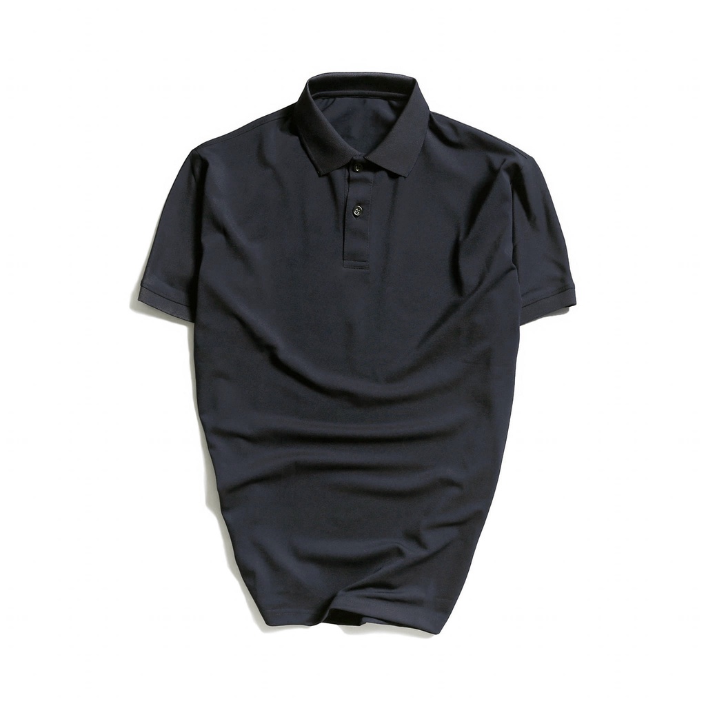 Áo phông áo thun nam cổ tròn ĐEN chất liệu cotton mềm mịn, thấm hút mồ hôi, áo polo co dãn 4 chiều APL01