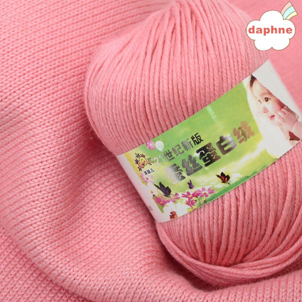 Daphne Cuộn Len Đan Móc 50g 6ply Chất Lượng Cao Mềm Mại