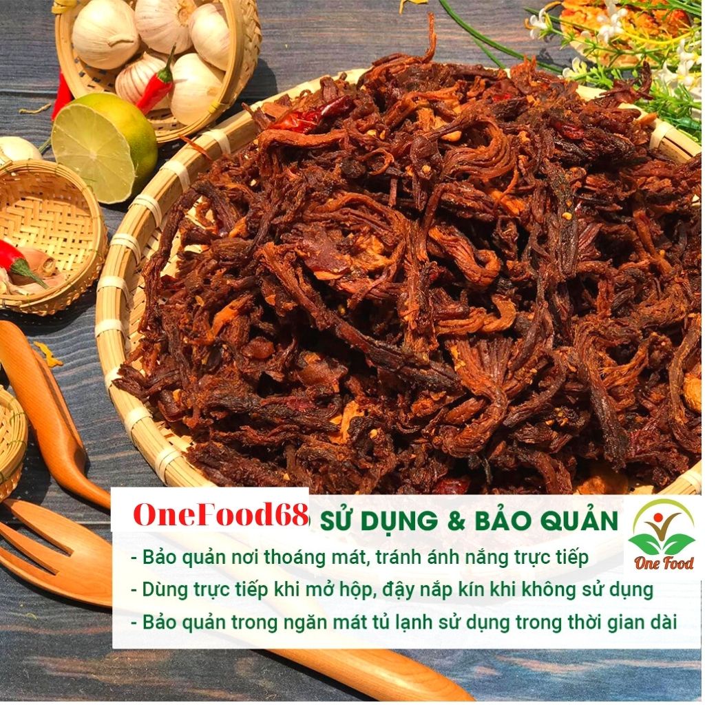 100g Khô Heo Cháy tỏi, KHÔ GÀ, khô Mực Xé Sợi Loại 1, Đồ ăn Vặt Hà Nội