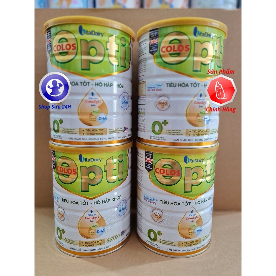 [QUÉT QR TÍCH XU] Sữa Bột Colos Opti 0+, 1+ Lon 800g
