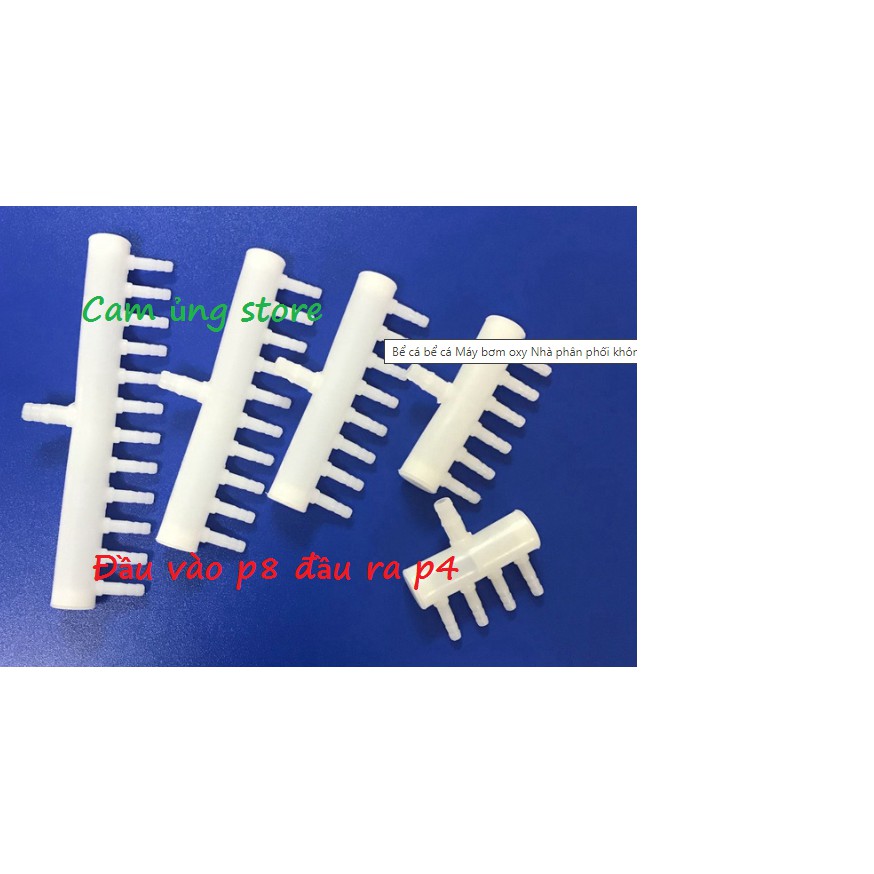 Đầu chia khí oxi thành nhiều đầu 4-6-8-10-12 ,Van chia sủi khí oxi
