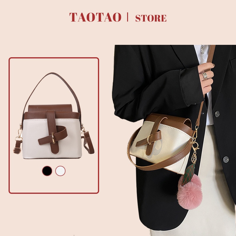 Túi đeo chéo nữ đẹp da cao cấp túi hộp vuông hàn quốc túi xách thu đông