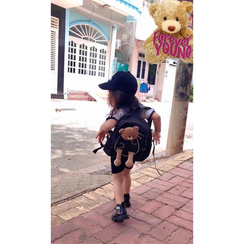 Balo Gấu cho bé hàng sẵn