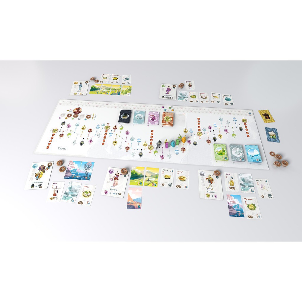 Trò Chơi TOKAIDO - Board Game Du Lịch Nhật Bản - KIDWORLD