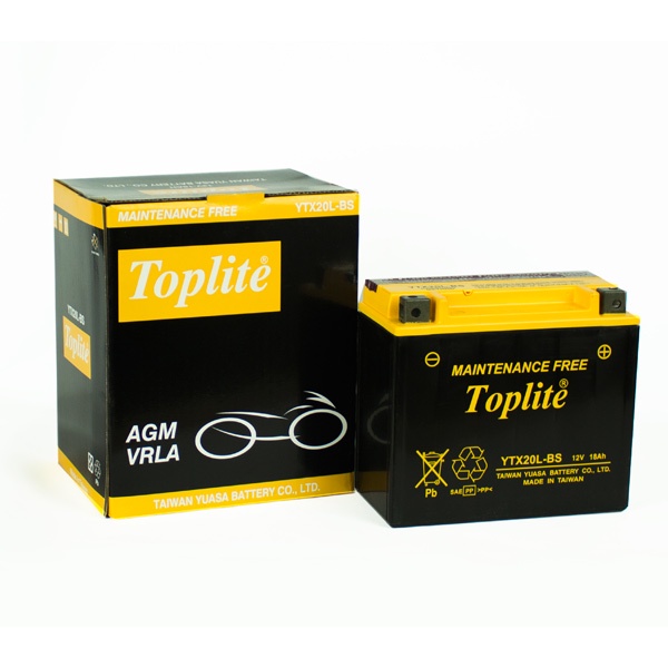 BÌNH ACQUI YUASA TOPLITE YTX20L – BS