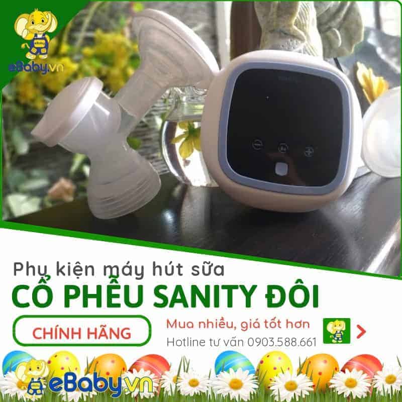 Cổ phễu máy hút sữa Sanity đôi cũ - Linh phụ kiện dùng cho máy hút sữa Sanity Đôi