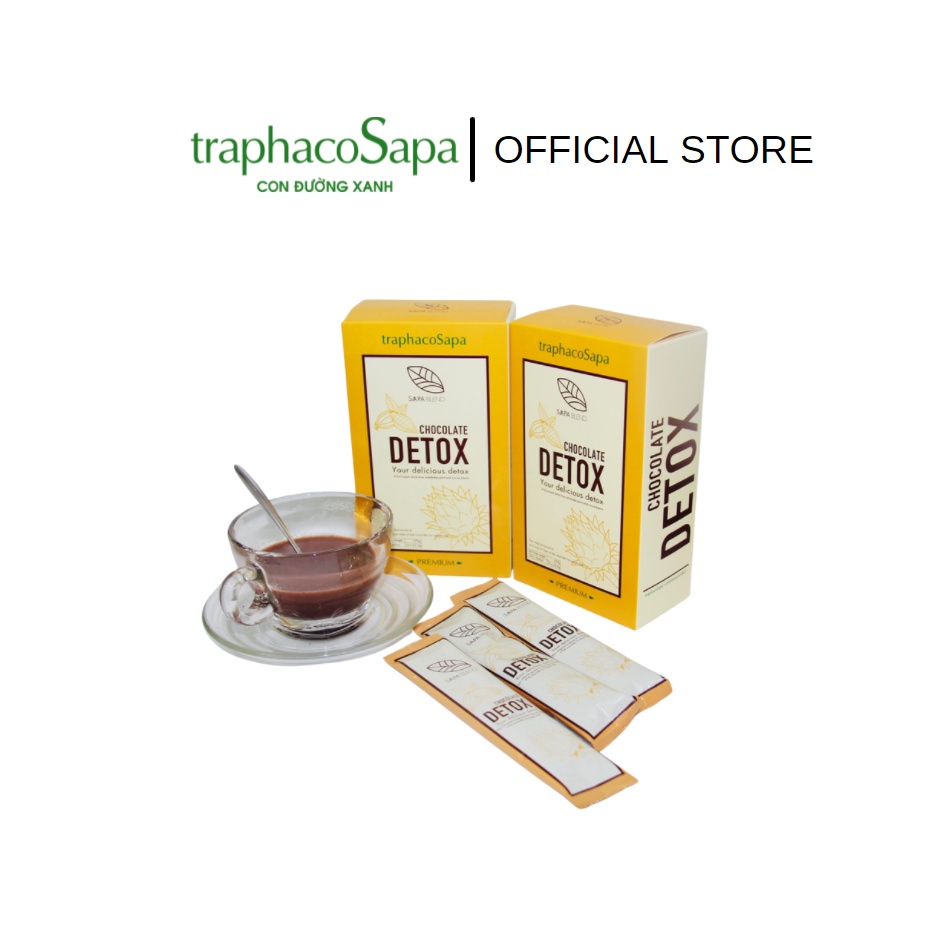 Bột Cacao Actiso TRAPHACOSAPA Chocolate Detox OCOP 4 Sao