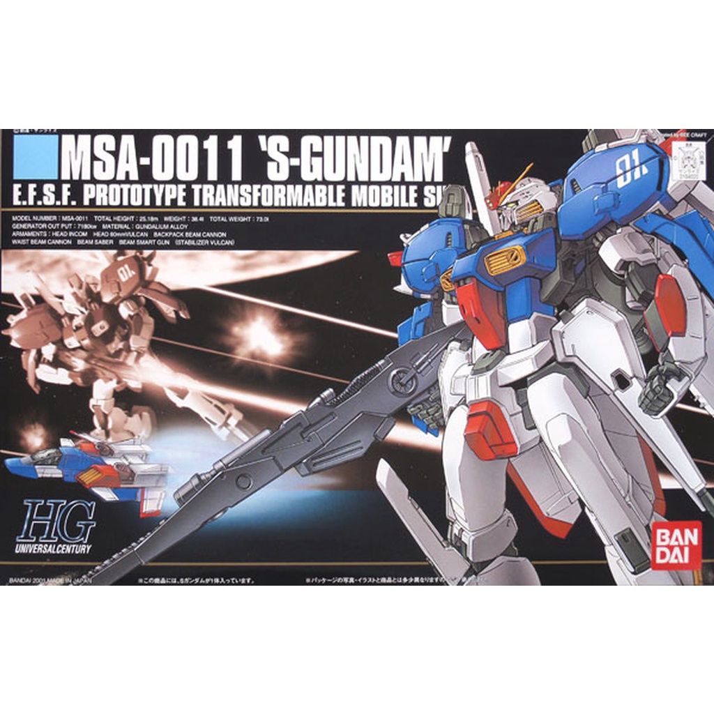 Mô hình Gundam Bandai HG UC 023 MSA-0011 S Gundam 1/144 [GDB] [BHG]