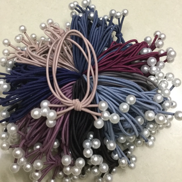 3 dây buộc tóc - có 4 kiểu / cặp tóc