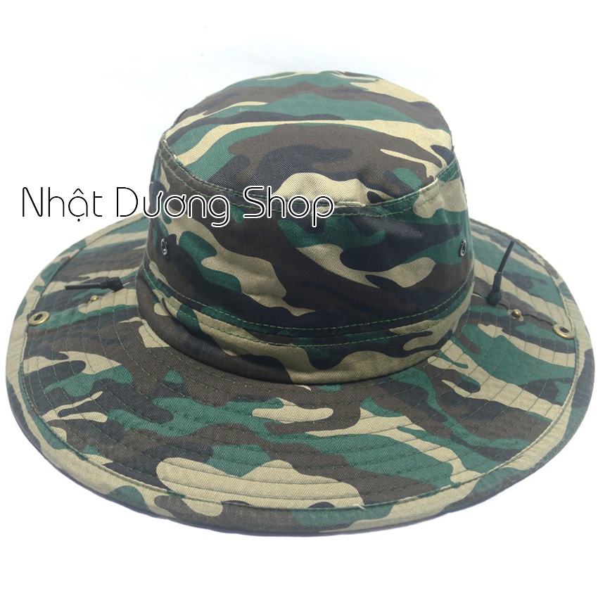 [ Nhiều mẫu ] Mũ tai bèo nam size đầu rộng thoải mái nón tai bèo lính vành to được đóng sò cao cấp kết hợp vải cotton