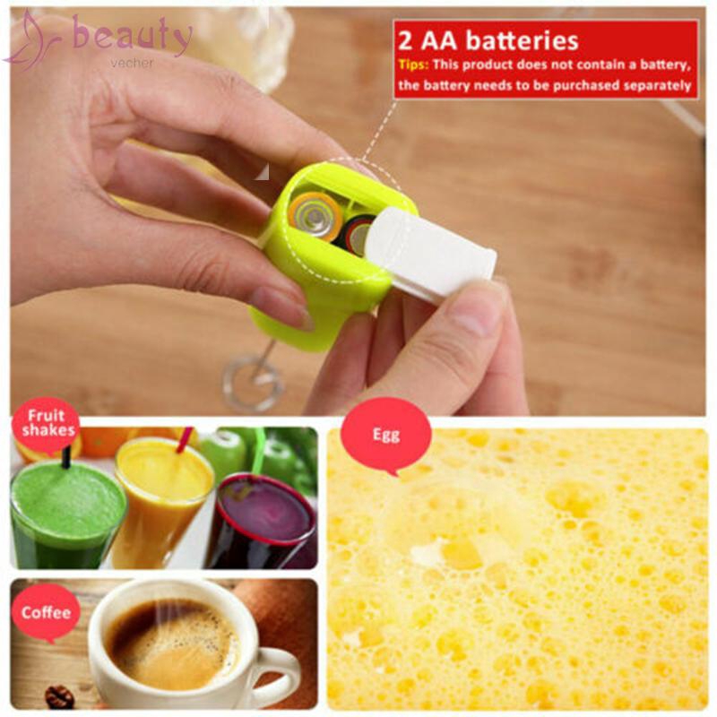 Dụng Cụ Đánh Trứng Mini Đa Năng Bằng Thép Không Gỉ