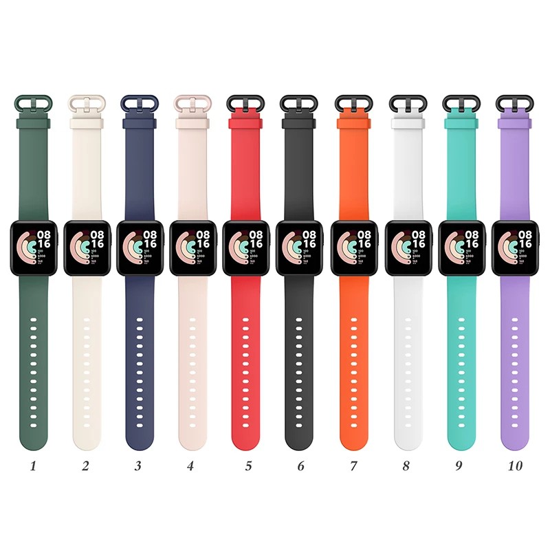 Dây silicon đeo đồng hồ thay thế tiện dụng cho đồng hồ thông minh Xiaomi Mi Watch Lite