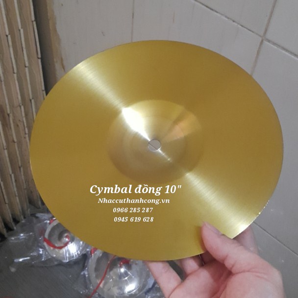 Cymbal cajon (1 lá), xèng đánh cajon | Thiết bị Đoàn Đội