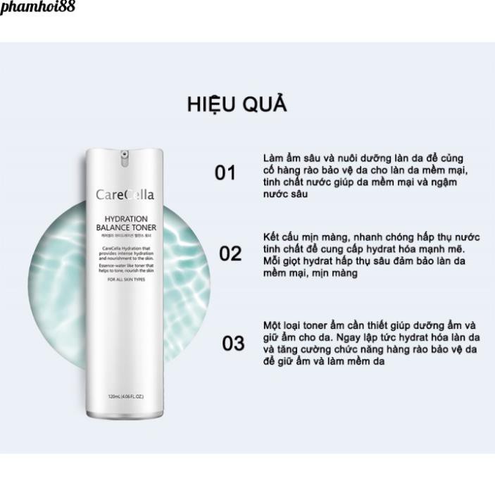 Nước hoa hồng CareCella Hydration Balance Toner 120ml