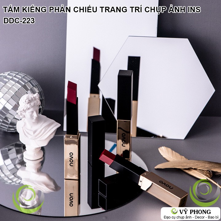 TẤM KIẾNG TẤM GƯƠNG PHẢN CHIẾU TRANG TRÍ CHỤP HÌNH ĐẠO CỤ CHỤP ẢNH SẢN PHẨM INS DDC-223