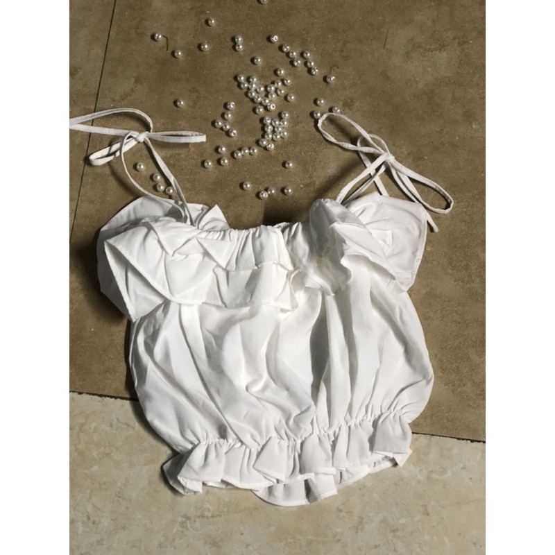 Áo 2 dây bánh bèo