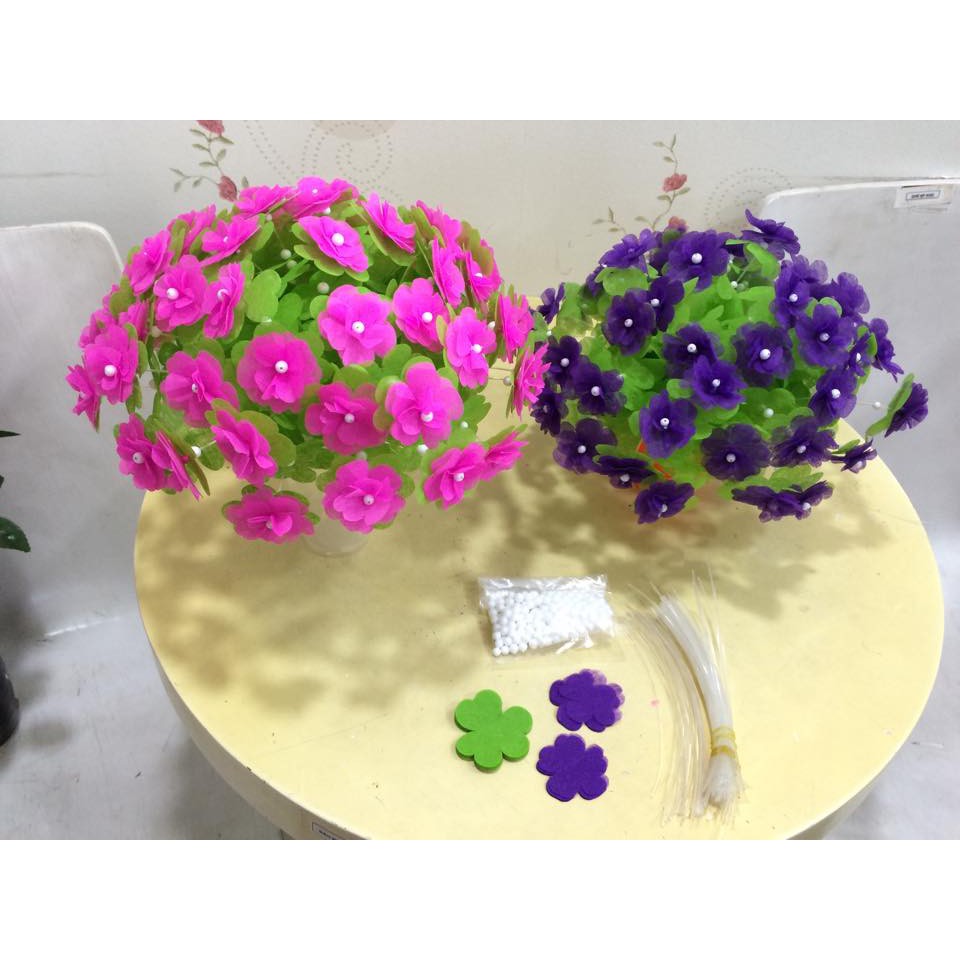 Combo hoa bợ/lụa -màu ngẫu nhiên