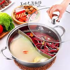 [Nồi lẩu siêu to] Nồi lẩu Hotpot 2 ngăn đa năng