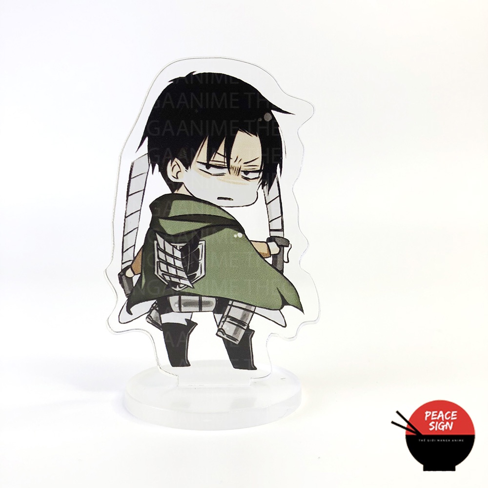 Mô hình mini ATTACK ON TITAN Standee Đại chiến Titan anime chibi mica trưng bày