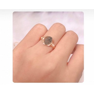 Nhẫn đá Labradorite handmade