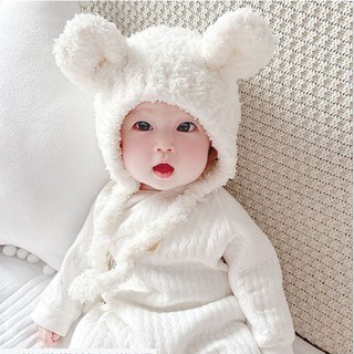 Mũ len GẤU XÙ BÔNG MẪU MỚI NHẤT cho bé trai bé gái , nón len cho bé trai bé gái từ 0-3 tuổi