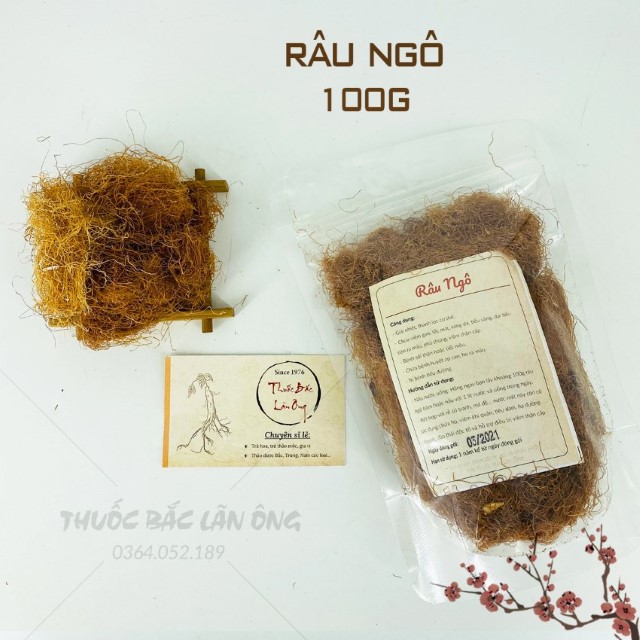 Râu Ngô 300g (Râu Bắp,Râu Ngô Khô) - Hút Chân Không