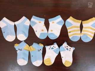 Sét 5 Đôi Tất Lưới Cổ Thấp Kid's Socks