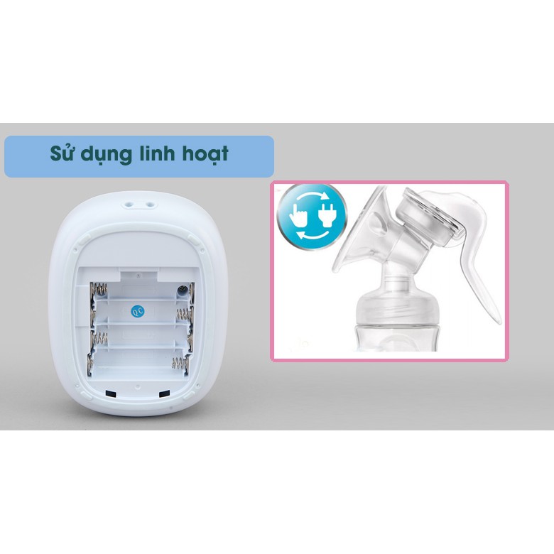 Máy Hút Sữa Điện Đơn Philips Avent SCF301/01 Tặng Kèm Miếng Lót Thấm Hút Sữa Pigeon Nội Địa Nhật 126 Miếng/Gói