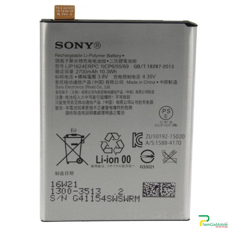 Pin Sony Xperia L1 G3312 dung lượng 2620mAh Zin Máy - Bảo hành đổi mới / Giá Rẻ